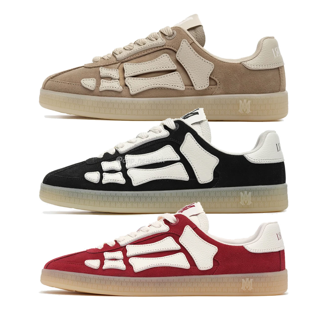 Amiri Pacific Bones Black Red Brown White (1) - newkick.cc